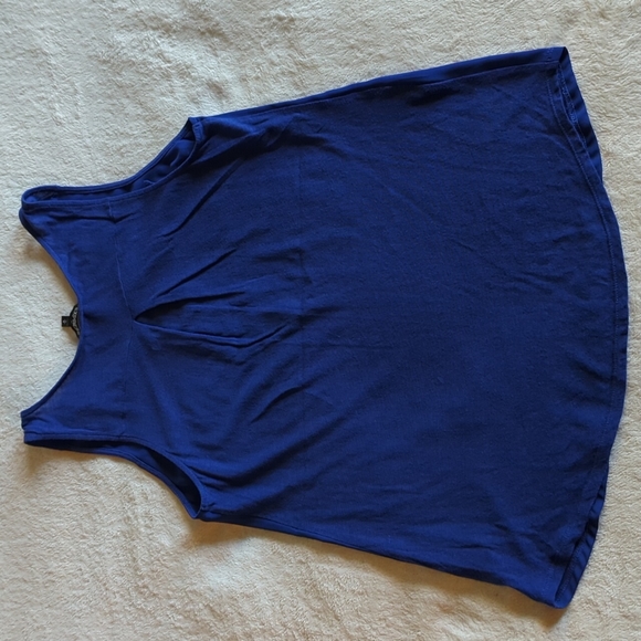 Express Royal Blue tank / blouse - size M - Picture 5 of 6
